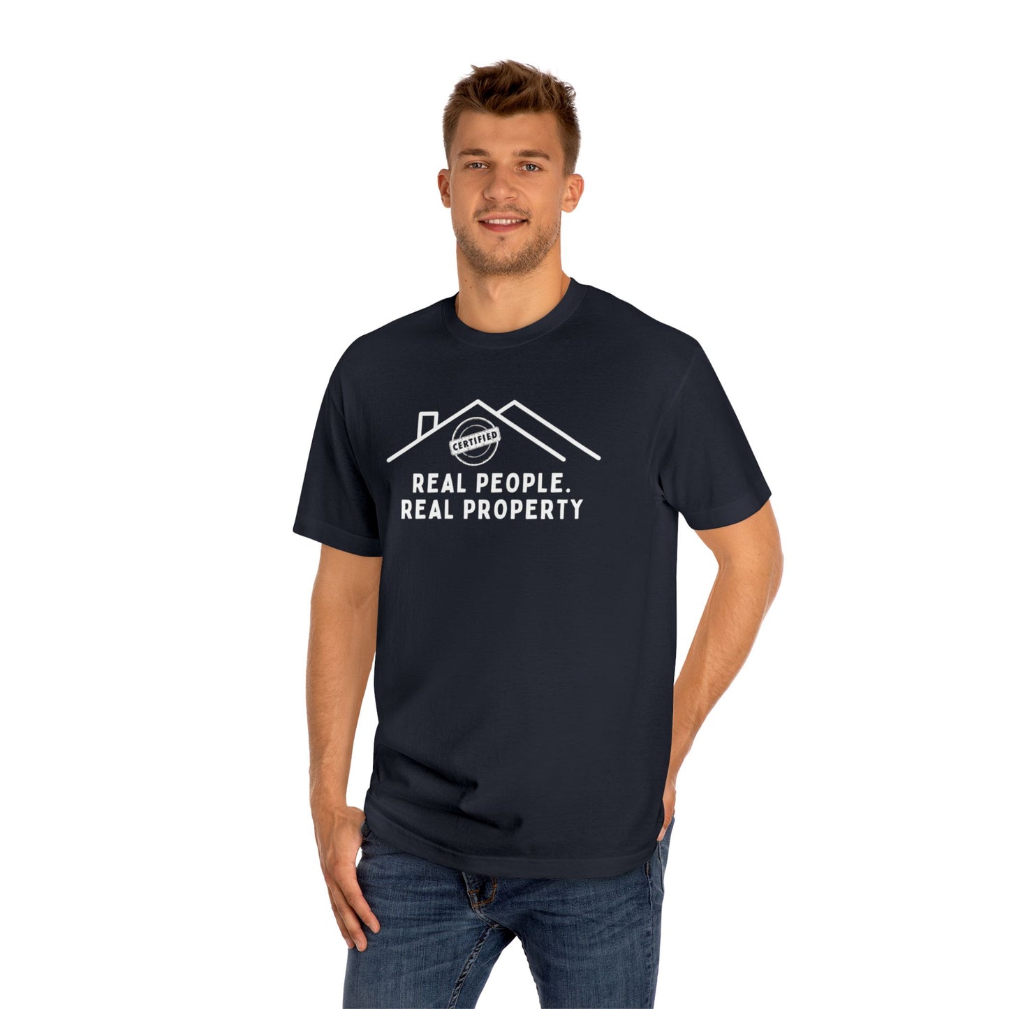 Mac Does REI “Real People. Real Property.” Classic Tee